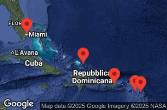Porto Rico, Anguilla, Antigua e Barbuda, Saint Kitts e Nevis, Turks e Caicos, Stati Uniti, Emirati Arabi Uniti