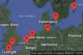 Regno Unito, Guernsey, Belgio, Paesi Bassi, Germania, Svezia, Danimarca