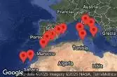 Spagna, Marocco, Gibilterra, Italia, Tunisia