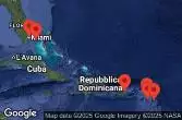 Porto Rico, Saint-Barthélemy, Antigua e Barbuda, Saint Kitts e Nevis, Bahamas, Stati Uniti