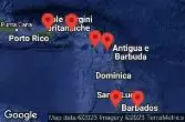 Porto Rico, Isole Vergini britanniche, Saint Kitts e Nevis, Antigua e Barbuda, Saint Vincent e Grenadine, Barbados