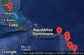 Barbados, Saint Lucia, Guadalupa, Antigua e Barbuda, Isole Vergini britanniche, Stati Uniti