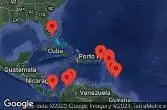 Barbados, Saint Lucia, Guadalupa, Antigua e Barbuda, Isole Vergini britanniche, Stati Uniti, Colombia, Panama