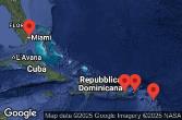 Porto Rico, Isole Vergini britanniche, Antigua e Barbuda, Saint-Barthélemy, Anguilla, Stati Uniti