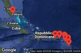 Stati Uniti, Isole Vergini americane, Antigua e Barbuda, Guadalupa, Sint Maarten, Porto Rico, Saint Kitts e Nevis, Isole Vergini britanniche, Saint-Barthélemy, Anguilla