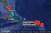 Porto Rico, Saint Kitts e Nevis, Isole Vergini britanniche, Saint-Barthélemy, Anguilla, Stati Uniti, Emirati Arabi Uniti
