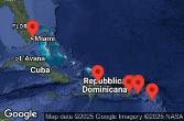 Stati Uniti, Rep. Dominicana, Isole Vergini americane, Porto Rico, Isole Vergini britanniche, Saint Kitts e Nevis, Emirati Arabi Uniti