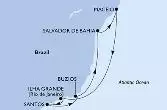 Santos,Buzios,Salvador,Maceio,Ilha Grande,Santos