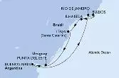 Buenos Aires,Rio de Janeiro,Buzios,Ilhabela,Itajai,Punta Del Este,Buenos Aires