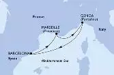 Barcelona,Marseille,Genoa,Barcelona