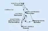 Fort de France,Pointe-a-Pitre,Bridgetown,Kingstown ,Castries,Saint George,Fort de France