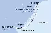 Buenos Aires,Santos,Balneario Camboriu,Punta Del Este,Buenos Aires