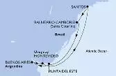 Balneario Camboriu,Punta Del Este,Buenos Aires,Montevideo,Santos,Balneario Camboriu