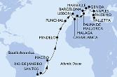 Brazil,Cape Verde,Portugal,Morocco,Spain,France,Italy,Malta