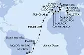 Brazil,Cape Verde,Portugal,Morocco,Spain,France,Italy,Malta
