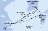 Shanghai,Busan,Fukuoka,Shanghai,Gangjeong,Busan,Shanghai