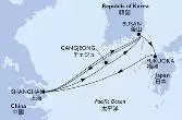 Shanghai,Busan,Fukuoka,Shanghai,Gangjeong,Busan,Shanghai