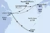 Shanghai,Gangjeong,Fukuoka,Shanghai,Naha,Shanghai