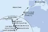 Martinique,Guadeloupe,Saint Lucia,Barbados,Grenada,Saint Vincent and the Grenadines,Netherlands Antilles,Saint Kitts and Nevis,Antigua and Barbuda,Spain