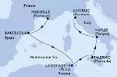 Marseille,Barcelona,La Goulette,Palermo,Naples,Livorno