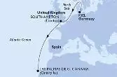 Kiel,Southampton,Las Palmas de G.Canaria