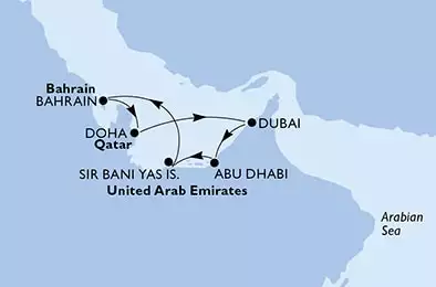 United Arab Emirates, Bahrain, Qatar