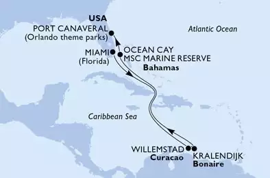 United States,Curacao,Bonaire,Bahamas