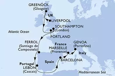 United Kingdom,Spain,Portugal,France,Italy