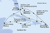 Miami,Ocean Cay,Nassau,San Juan,Puerto Plata,Miami,Ocean Cay,Ocho Rios,George Town,Costa Maya,Miami