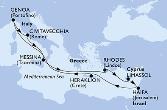 Limassol,Haifa,Heraklion,Genoa,Civitavecchia,Messina,Rhodes,Limassol