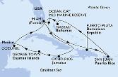 Miami,Puerto Plata,San Juan,Nassau,Ocean Cay,Miami,Ocean Cay,Ocho Rios,George Town,Cozumel,Miami