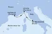 Civitavecchia,Genoa,Marseille