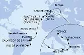 Rio de Janeiro,Salvador,Maceio,Santa Cruz de Tenerife,Cadiz,Barcelona,Messina,Corfu,Dubrovnik,Venice