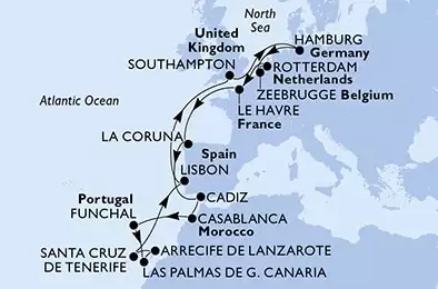 United Kingdom,Germany,Belgium,Netherlands,France,Spain,Morocco,Portugal
