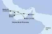 Dubai,Doha,Bahrain,Abu Dhabi
