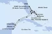 Port Canaveral,Nassau,Ocean Cay,Costa Maya,Cozumel,Port Canaveral,Ocean Cay,Nassau,Port Canaveral
