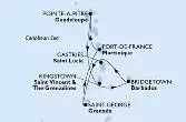 Fort de France,Pointe-a-Pitre,Kingstown ,Bridgetown,Castries,Saint George,Fort de France