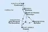 Pointe-a-Pitre,Roseau,Bridgetown,Kingstown,Saint George,Fort de France,Pointe-a-Pitre
