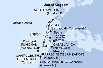 United Kingdom,Portugal,Spain,Morocco