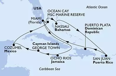 United States,Bahamas,Puerto Rico,Dominican Republic,Jamaica,Cayman Islands,Mexico
