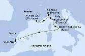 Marseille,Genoa,Livorno,Civitavecchia,Valencia