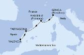 Genoa,Marseille,Tarragona,Valencia