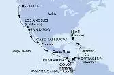 Seattle,Los Angeles,San Diego,Cabo San Lucas,Puntarenas,BLB-Panam Canal,CTB-Panama Canal,Colon,Cartagena,Miami