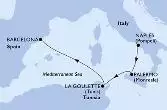 Naples,Palermo,La Goulette,Barcelona