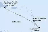 Dominican Republic,Barbados,Martinique
