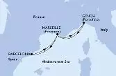 Barcelona,Marseille,Genoa,Marseille,Barcelona