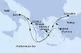 Bari,Piraeus,Istanbul,Izmir,Corfu,Bari