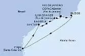 Itajai,Santos,Ilhabela,Ilha Grande,Copacabana,Copacabana,Rio de Janeiro,Buzios,Itajai
