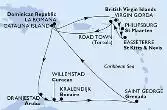 La Romana,Virgin Gorda,Philipsburg,Basseterre,Road Town,Catalina Island,La Romana,Catalina Island,Oranjestad,Willemstad,Kralendijk,Saint George,La Romana