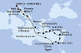 Ancona,Venice-Marghera,Katakolon,Heraklion,Rhodes,Limassol,Port Said,Alexandria,Split,Venice-Marghera